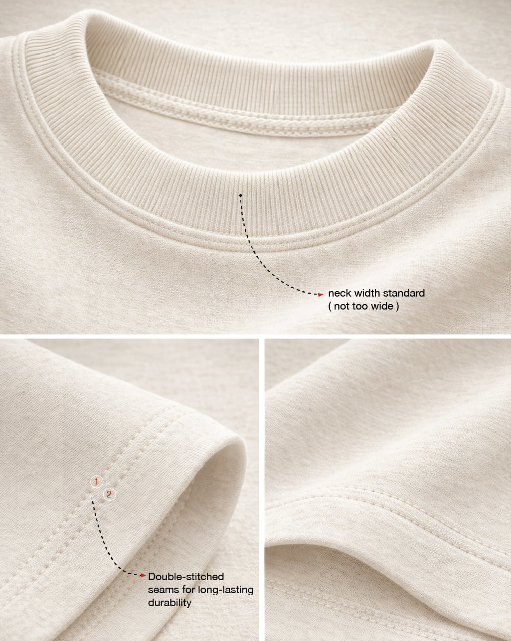 2-Urban White Solid Oversized