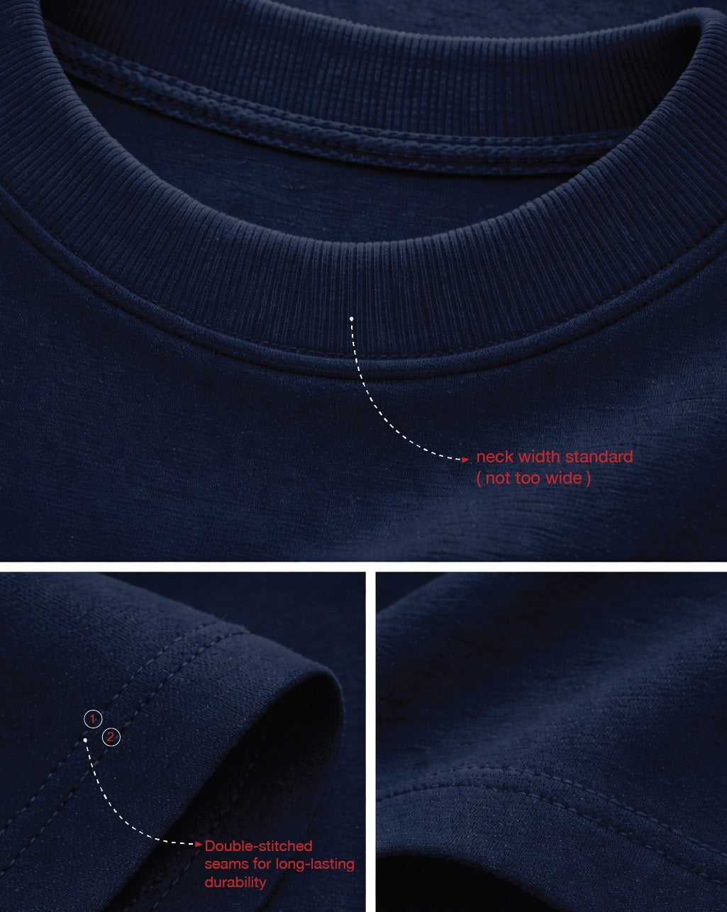 Solid Deep Everyday Oversized