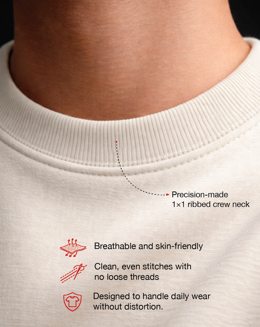 2-Urban White Solid Oversized