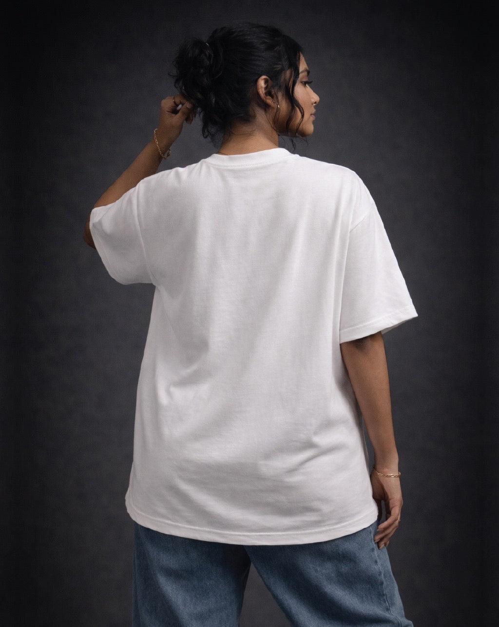 2-Urban White Solid Oversized