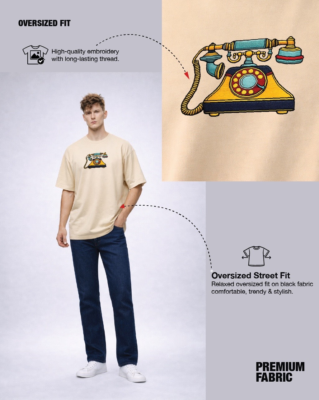 Vintage Call Oversized